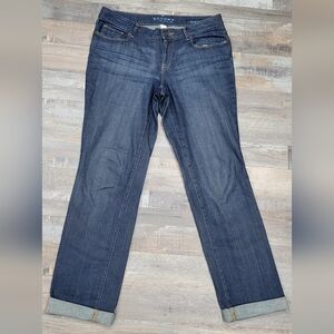 Sonoma Stretch Women's Straight Leg Jeans in Dark Wash Size 6